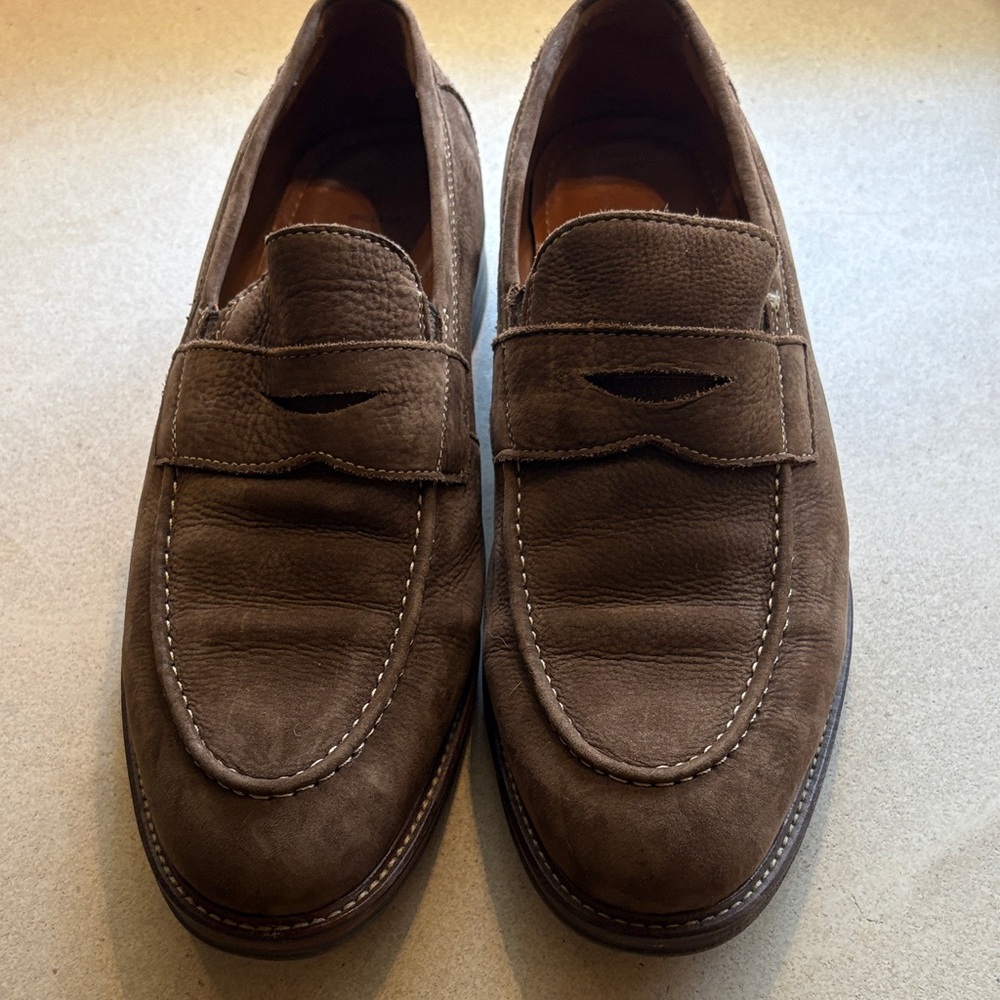 Johnston & Murphy Brown Sheepskin Flex Loafers